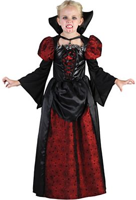 Kinderfaschingskostüm Königin der Vampire Gr. 140/152 Mädchen