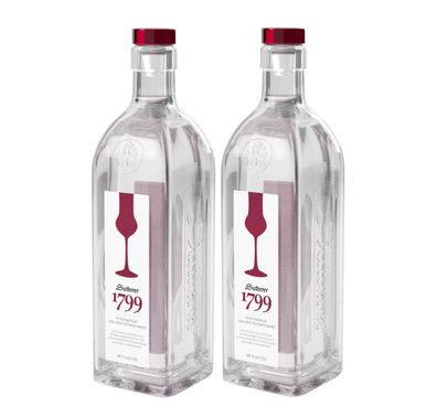 Sutterer 1799 2er Set Kirschwasser 2x 0,5L (40% Vol) Obstbrand aus dem Schwarzw