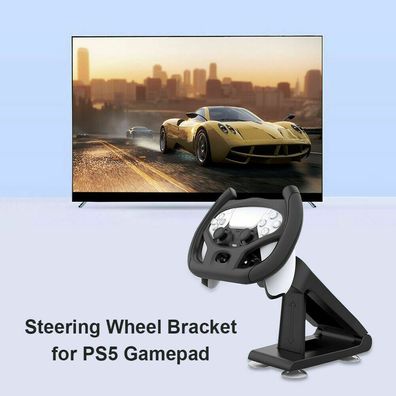 PS5 Lenkrad mit Halterung für Playstation 5 Controller Gaming Renn Spiel Racing