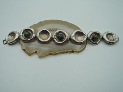 925 Silber Armband mit Aventurin 20,0 cm Schmuck Damen Herren 6