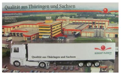 Südost Fleisch GmbH Nr. - Qualität aus Thüringen und Sachsen - Renault - Sattelzug