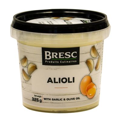 Bresc Alioli Clasico 6x 325g spanischer Knoblauch-Dip Aioli Knoblauchcreme Sauce
