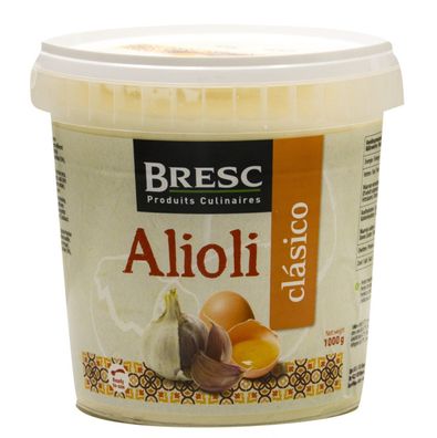 Bresc Alioli Clasico 1kg spanischer Knoblauch-Dip Aioli Knoblauchcreme Sauce