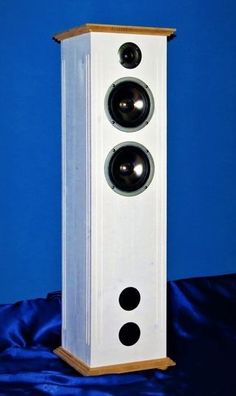 PINUS MEX 900 Lautsprecher Boxen PAAR 2x140/360W HOLZ Fichte Natur-Weiß Landhausstil