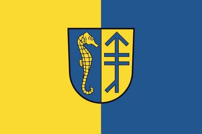Aufkleber Fahne Flagge Hiddensee in verschiedene Größen