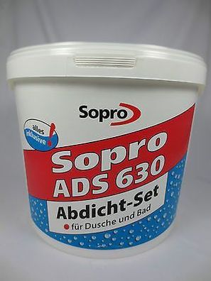 Sopro ADS 630 Dusche Bad Abdicht + Abdichtungs + Set Duschabdichtung inkl. Anleitung