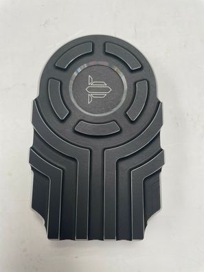 Harley NEU Bremspedal CNC-gefrässt schwarz / passendes Derby Cover