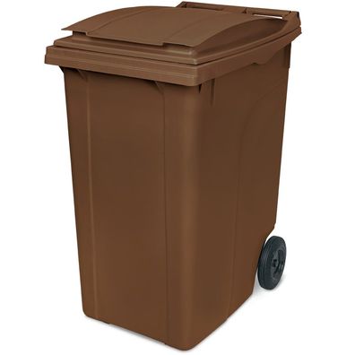 360 Liter DIN Mülltonne, HxBxT 1090x620x860 mm, 17,1 kg, braun