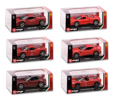 Bburago - Modellauto - Ferrari (Maßstab 1:32) verschiedene Modelle Spielzeugauto