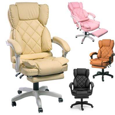 Schreibtischstuhl Design Bürostuhl TV Sessel Chefsessel Relax & Home Office