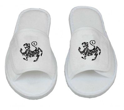 Frottee Slipper Shotokan Tiger
