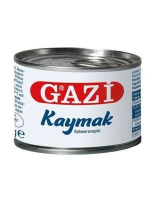 Gazi Kaymak 48x 155g Rahmerzeugnis Rahmprodukt Schichtsahne 23% Fett aus Kuhmilch