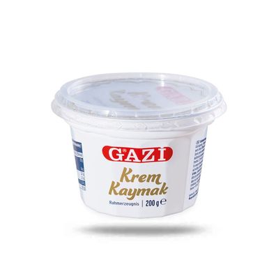 Gazi Krem Kaymak 6x 200g Rahmerzeugnis Rahm Schichtsahne 23% Fett aus Kuhmilch