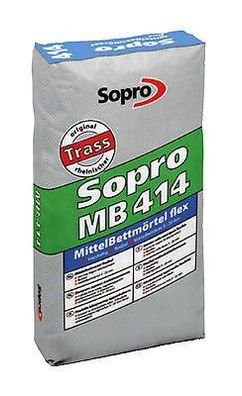 Sopro MB 414 25kg MittelBettmörtel Flexkleber Fliesenkleber Mörtel NEU