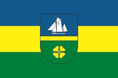 Aufkleber Fahne Flagge Insel Poel in verschiedene Größen