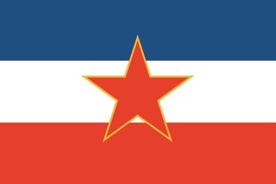 Aufkleber Fahne Flagge Jugoslawien alt in verschiedene Größen