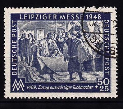 02) 1948 SBZ - Allg. Ausgaben, Leipziger Herbstmesse MiNr. 199 I, Rundstempel