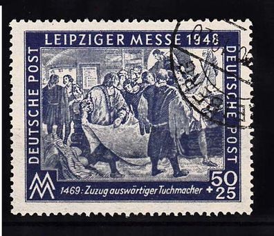 03) 1948 SBZ - Allg. Ausgaben, Leipziger Herbstmesse MiNr. 199 I, Rundstempel