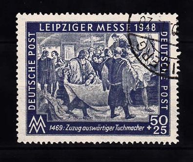 04) 1948 SBZ - Allg. Ausgaben, Leipziger Herbstmesse MiNr. 199 I, Rundstempel