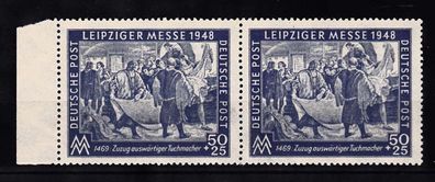 1948 SBZ - Allg. Ausgaben, Leipziger Herbstmesse MiNr. 199 IV, postfrisch im Paar