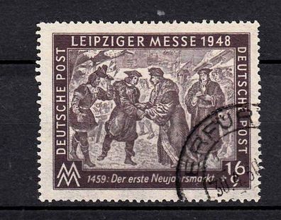 1948 SBZ - Allg. Ausgaben, Leipziger Herbstmesse MiNr. 198VII, Rundstempel