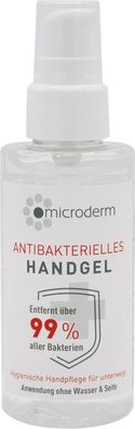 Microderm Antibakterielles Handgel Handtaschengröße 75 ml