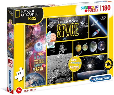 Clementoni Puzzle - National Geographic Kids - I need more space (180 Teile)