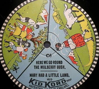 rare KID KORD C6 1930s - 8" Mary Had A Little Lamb / Ring-A-Ring-A-Roses 78rpm