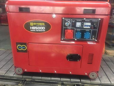 DIESEL E-Start Stromerzeuger Generator 2x230V-1x400V Notstromaggregat