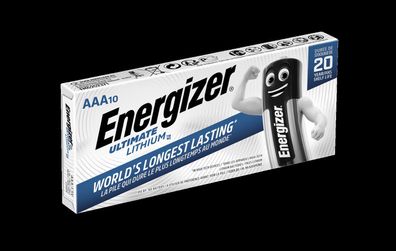 Energizer - Ultimate Lithium - Micro AAA / L92 - 1,5 Volt Lithium - 10er Blister