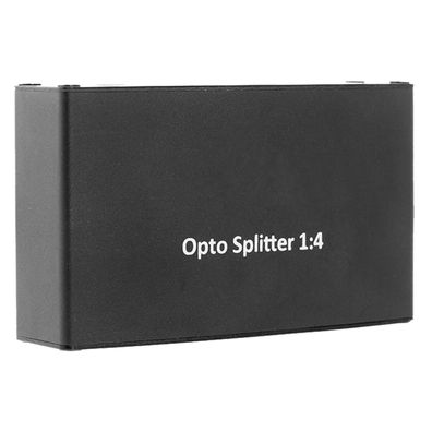 Premium Markenartikel Digital optischer Audiosplitter Toslink 1 zu 4 bis 96 kHz