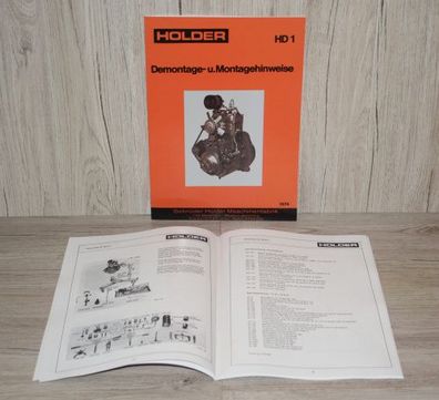 Holder Demontage und Montagehinweise Motor HD1 ab 1974