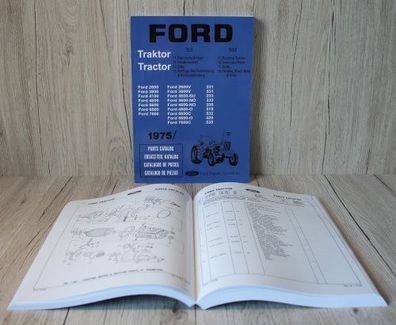 Ford 2600–3600-4100-4600-5600-6600-7600 Ersatzteilliste Teil 4 Traktor