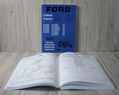 Ford Ersatzteilliste Teil 3 für Traktor 2600 – 7600