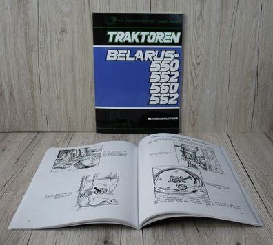 Belarus Bedienungsanleitung für Traktor 550 552 560 562