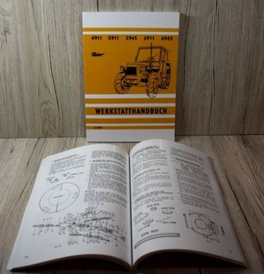 Zetor 4911 5911 5945 6911 6945 Werkstatthandbuch Traktor