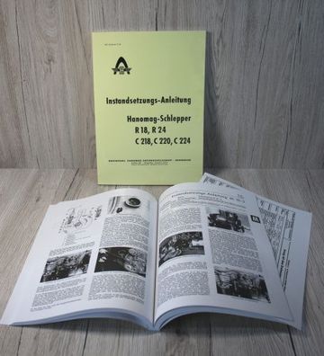 Hanomag R18–R24–C218–C220–C224 Werkstatthandbuch Instandsetzungsanleitung Trakto