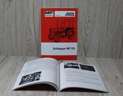 Massey Ferguson Bedienungsanleitung Traktor MF152
