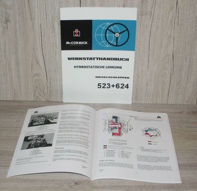 IHC 523 624 Werkstatthandbuch Hydrostatische Lenkung