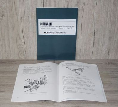 Renault Montageanleitung Werkstatthandbuch Traktor Super 4 Super 5 Handbuch