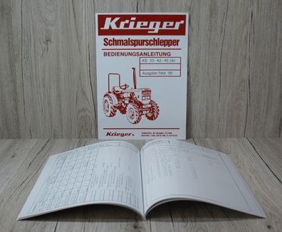 Krieger KS 33–42–45 (A) Allrad Bedienungsanleitung Traktor