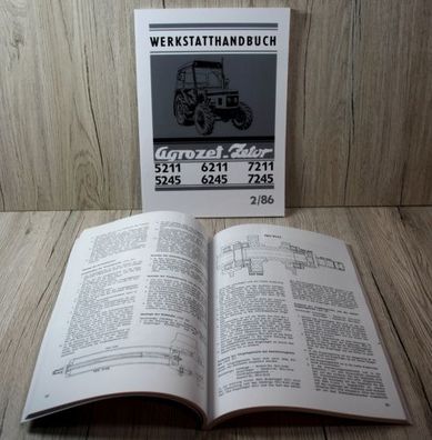 Zetor Agrozet 5211 6211 7211 5245 6245 7245 Werkstatthandbuch Traktor