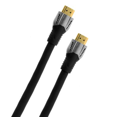 24kt vergoldetes High-Speed HDMI-Kabel mit Ethernet 4K 3D-TV 18 Gb/ s 60Hz 1,7 m