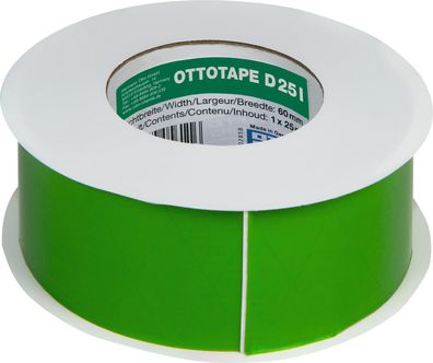 Ottotape D-25-I Durchdringung 25 m Folienklebeband für Dampfbremsen und Dampfsperren