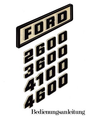 Bedienungsanleitung Ford 2600 3600 4100 4600