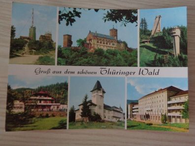 6059 Postkarte, Ansichtskarte -Gruß aus dem schönen Thüringer Wald