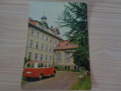 6060 Postkarte, Ansichtskarte -Erholungsheim Luisenthal Rückansicht