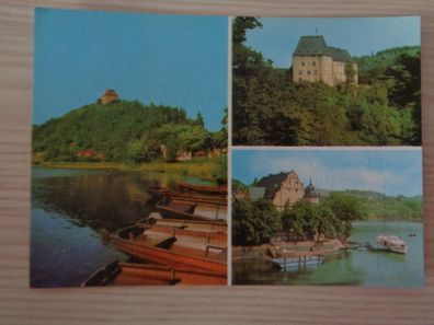 6062 Postkarte, Ansichtskarte -Erholungszentren des Kreises Schleiz