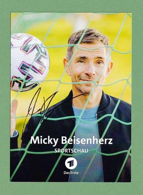 Micky Beisenherz ( ARD-Sportmoderator ) - persönlich signiert