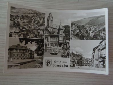 6065 Postkarte, Ansichtskarte -Gruß aus Lauscha